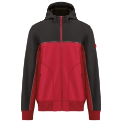 Veste softshell 3 couches BIONIC-FINISH® ECO Rouge / Gris foncé – WK. Designed To Work