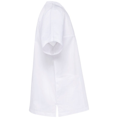 Tunique Blanche Coton Unisexe WK. Designed To Work – Care Line – vue 3