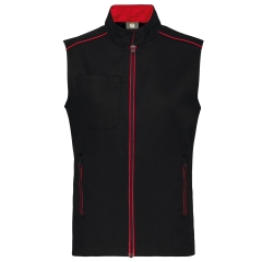 Bodywarmer homme Noir/Rouge Day To Day WK. Designed To Work