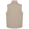 Bodywarmer multipoches rembourré beige unisexe WK. Designed To Work – vue 2