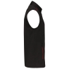 Bodywarmer homme Noir/Rouge Day To Day WK. Designed To Work – vue 3