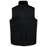 Gilet sans manche rembourré multipoches Noir – WK. Designed To Work