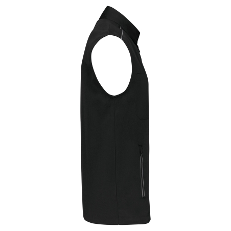 Bodywarmer Homme Noir WK. Designed To Work – Day To Day – vue 3
