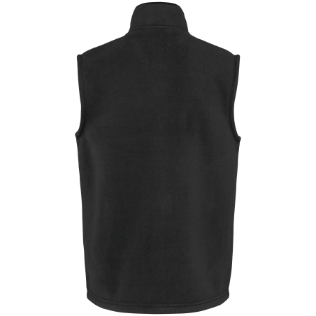 Bodywarmer Polaire Sherpa Unisexe Noir – WK. Designed To Work – vue 2