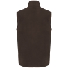 Bodywarmer polaire sherpa unisexe Marron – WK. Designed To Work – vue 2
