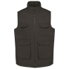 Bodywarmer multipoches rembourré gris WK. Designed To Work
