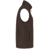 Bodywarmer polaire sherpa unisexe Marron – WK. Designed To Work – vue 3