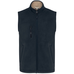 Bodywarmer polaire sherpa unisexe Marine – WK. Designed To Work