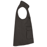 Bodywarmer multipoches rembourré gris WK. Designed To Work – vue 3