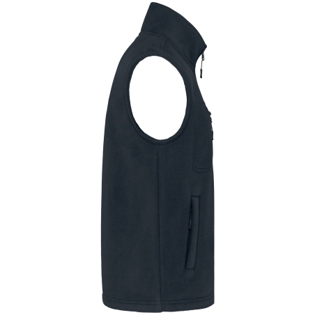 Bodywarmer polaire sherpa unisexe Marine – WK. Designed To Work – vue 3