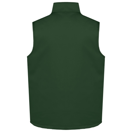 Gilet sans manche multipoches rembourré vert WK. Designed To Work – vue 2