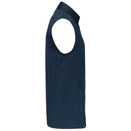 Bodywarmer Homme Bleu Navy/Royal Blue WK. Designed To Work – vue 3