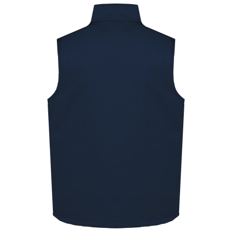 Bodywarmer polycoton multipoches marine rembourré WK. Designed To Work – vue 2