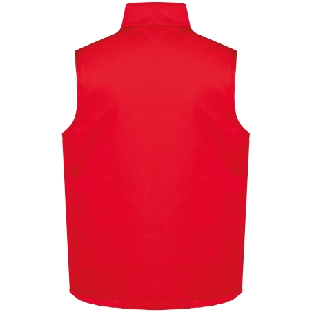Bodywarmer polycoton multipoches rembourré Rouge – WK. Designed To Work – vue 2