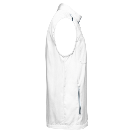 Bodywarmer Homme Blanc/Marine WK. Designed To Work Day To Day – vue 3