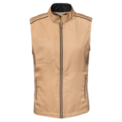 Bodywarmer femme Day To Day Camel / Noir – WK. Designed To Work
