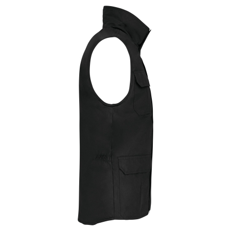 Bodywarmer homme noir WK. Designed To Work – Worker – vue 3