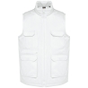 Bodywarmer polycoton multipoches rembourré Blanc – WK. Designed To Work