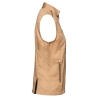 Bodywarmer femme Day To Day Camel / Noir – WK. Designed To Work – vue 3