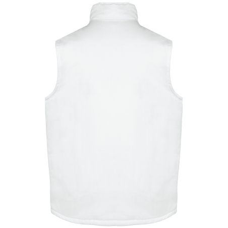 Bodywarmer polycoton multipoches rembourré Blanc – WK. Designed To Work – vue 2