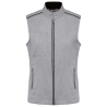 Bodywarmer femme Day To Day Gris chiné Oxford / Noir – WK. Designed To Work