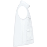 Bodywarmer polycoton multipoches rembourré Blanc – WK. Designed To Work – vue 3