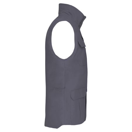Bodywarmer homme gris Convoy Grey – WK. Designed To Work – vue 3