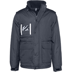 Parka Workwear Manches Amovibles Homme Marine – WK. Designed To Work