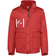 Parka workwear manches amovibles Rouge – WK. Designed To Work