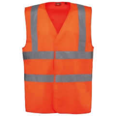 Gilet haute visibilité orange unisexe – WK. Designed To Work