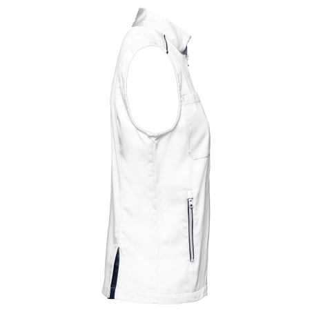 Gilet sans manche femme Day To Day Blanc WK. Designed To Work – vue 3