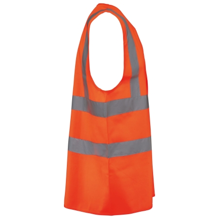 Gilet haute visibilité orange unisexe – WK. Designed To Work – vue 3