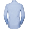 Chemise à motifs chevrons manches longues Bleu – vue 2