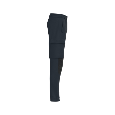 Pantalon molleton cargo écoresponsable Marine – WK. Designed To Work – vue 3