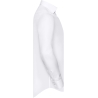 Chemise Chevrons Manches Longues Russell Blanc / Gris Contrasté – vue 3