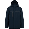 Parka performance à capuche unisexe Marine – WK. Designed To Work