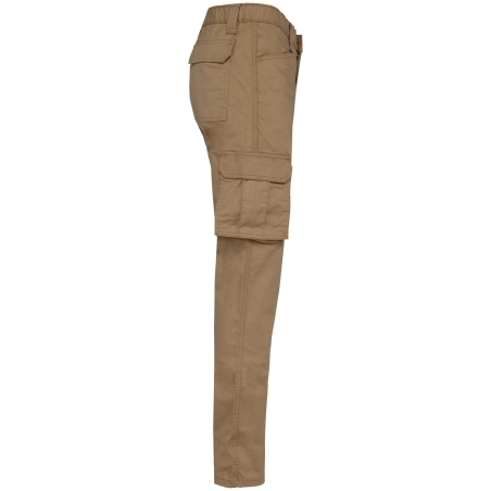 Pantalon de travail multipoches écoresponsable Camel – WK. Designed To Work – vue 3
