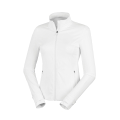 Veste de fitness femme Spiro – Blanc – Matière recyclée stretch