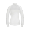 Veste de fitness femme Spiro – Blanc – Matière recyclée stretch – vue 2