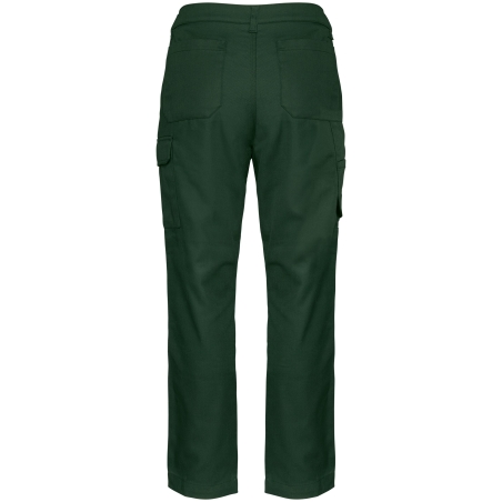 Pantalon de travail multipoches homme Vert Forest Green WK. – vue 2