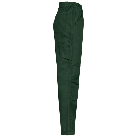 Pantalon de travail multipoches homme Vert Forest Green WK. – vue 3