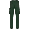 Pantalon multipoches écoresponsable homme Vert Forest Green WK. Designed To Work – vue 2