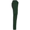 Pantalon multipoches écoresponsable homme Vert Forest Green WK. Designed To Work – vue 3