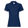 Polo Femme Premium Marine Fruit of the Loom – Coupe Cintrée
