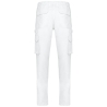 Pantalon multipoches écoresponsable homme blanc WK. Designed To Work – vue 2