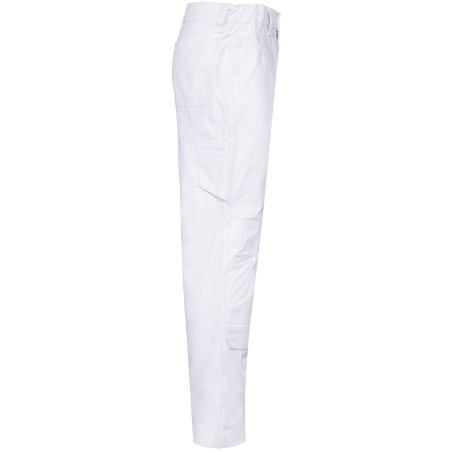 Pantalon de travail multipoches homme blanc WK. Designed To Work – vue 3