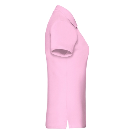 Polo Femme Premium Rose Fruit of the Loom – Coton Piqué – vue 3
