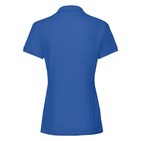 Polo Femme Premium Bleu Royal – Fruit of the Loom – vue 2