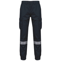 Pantalon cargo haute visibilité marine WK. Designed To Work