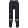 Pantalon cargo haute visibilité marine WK. Designed To Work